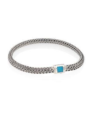 John Hardy Classic Chain Extra Small Turquoise & Sterling Silver Bracelet