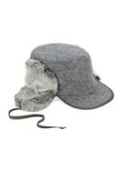 Lola Hats Woodsman Faux Fur Trapper Hat