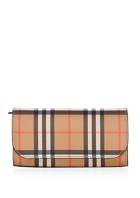 Burberry Halton Check Wallet