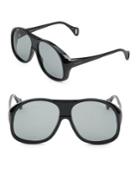 Gucci 60mm Exaggerated Frame Sunglasses