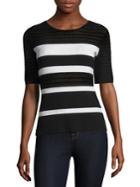 Bailey 44 Staggered Start Stripe Sweater