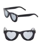 Saint Laurent 50mm Classic 51 Heart Sunglasses