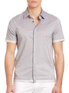 Emporio Armani Short-sleeve Cotton Shirt