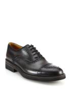 Saks Fifth Avenue Collection Saks Fifth Avenue By Magnanni Medalin Burnished Leather Oxfords