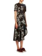 Cedric Charlier Orchid Printed Dress