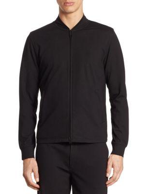 Saks Fifth Avenue Collection Solid Bomber Jacket