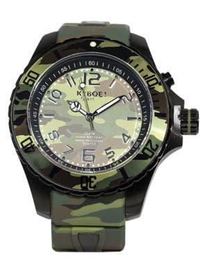 Kyboe Stainless Steel Camo Watch