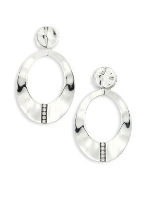 Ippolita Senso&trade; Diamond & Sterling Silver Wavy Oval Earrings