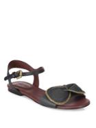 See By Chloe Clara Chain-trim Leather Flat Sandals