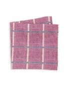 Saks Fifth Avenue Collection Houndstooth Plaid Pocket Square