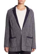 Basler, Plus Size Regular-fit Nubby Jacket