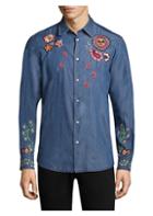 Paul Smith Embroidery 1974 Chambray Shirt