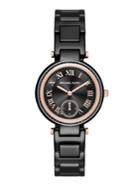 Michael Kors Skylar Mini Rose Goldtone Stainless Steel & Ceramic Bracelet Watch