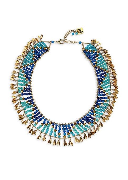 Rosantica Indios Blue Bead Short Necklace