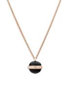 Piaget Possession Diamond, Black Onyx & 18k Rose Gold Pendant Necklace