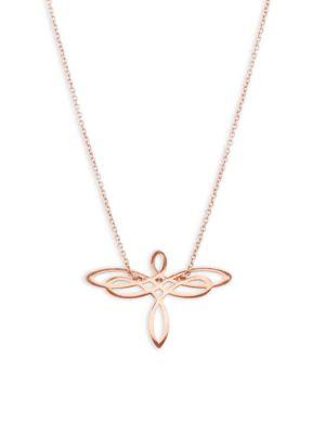 Ginette Ny Mini Dragonfly Chain Necklace