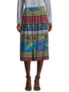 Etro Paisley Stripe A-line Skirt