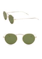 Oliver Peoples M-4 30th 47mm Twisted Metal Round Sunglasses