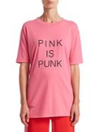 Valentino Pink Is Punk Roundneck T-shirt