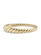 David Yurman Pure Form Cable Bracelet In 18k Yellow Gold