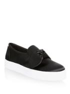 Rebecca Minkoff Lace-up Leather Low Top Sneakers