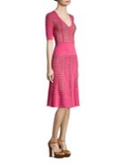 Michael Kors Collection Stretch Open Knit Dress