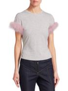 Cinq A Sept Zoie Feather Tee
