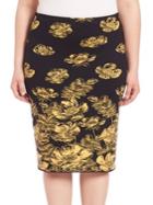 Stizzoli, Plus Size Classic-fit Floral Skirt