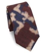 Isaia Patterned Silk Tie