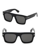 Tom Ford Eyewear Fausto 53mm Rectangular Sunglasses