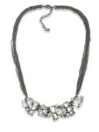 Abs By Allen Schwartz Jewelry Rockstars Stone Wrap Frontal Necklace