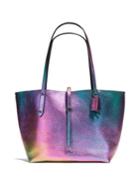Coach Iridescent Leather Market Tote