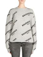 Balenciaga Wool-blend Logo Sweater