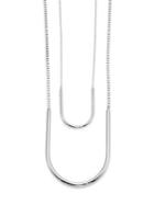 Eddie Borgo Allure Multi-strand Layer Necklace/silvertone