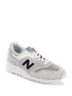 New Balance Made In Usa 997 Suede-blend Lace-up Sneakers