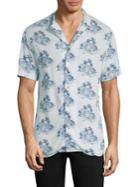 Surfsidesupply Regular-fit Tonal Hawaiian Shirt
