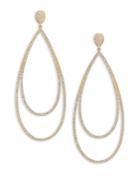 Adriana Orsini Pave Crystal Double-tier Drop Earrings/goldtone