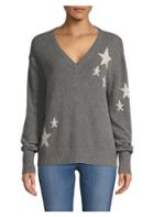 360 Cashmere Jayla Cashmere Lurex Star Sweater