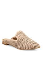 Frye Gwen Perforated Leather Mule Slides