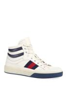 Gucci More High Top Leather Sneakers