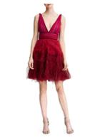 Marchesa Notte Fit-&-flare Tulle Cocktail Dress