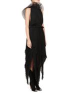 Givenchy Pleated Georgette Dress