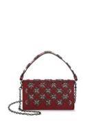 Tory Burch Cleo Embellished Foldover Clutch