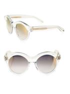 Givenchy 54mm Rounded Sunglasses