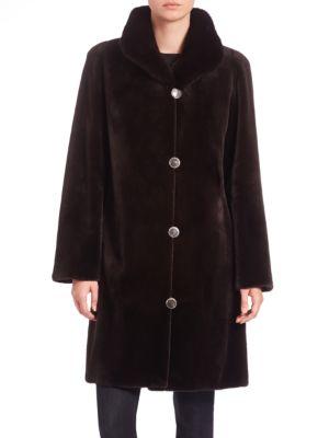 Carmen Marc Valvo Reversible Mink Fur Coat