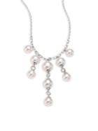 Majorica Lucy 6-8mm Organic Pearl Chandlier Necklace