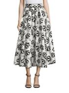 Carolina Herrera Printed Midi Skirt