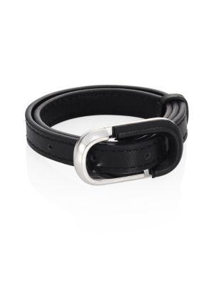 Marc Jacobs Icon Double Wrap Leather Bracelet