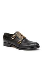 Gucci Queercore Studded Brogue Monk Shoes