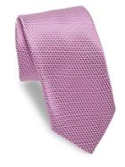 Ike Behar Purple Polkadot Tie